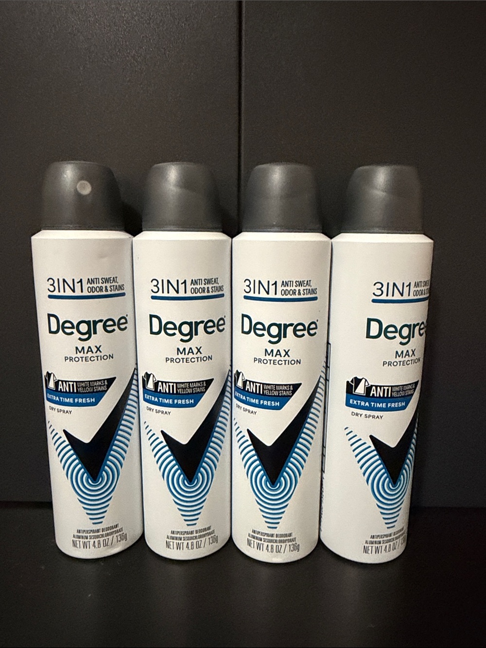 Men Max Protection Extra Time Fresh Dry Spray - (4)